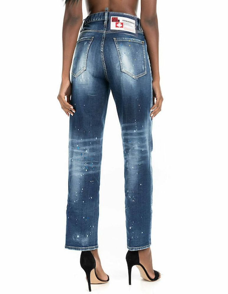 Dsquared2 Dsquared² Blue Cotton Jeans Denim Blauw
