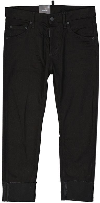 Dsquared2 Dsquared² Black Cotton Jeans Denim Zwart
