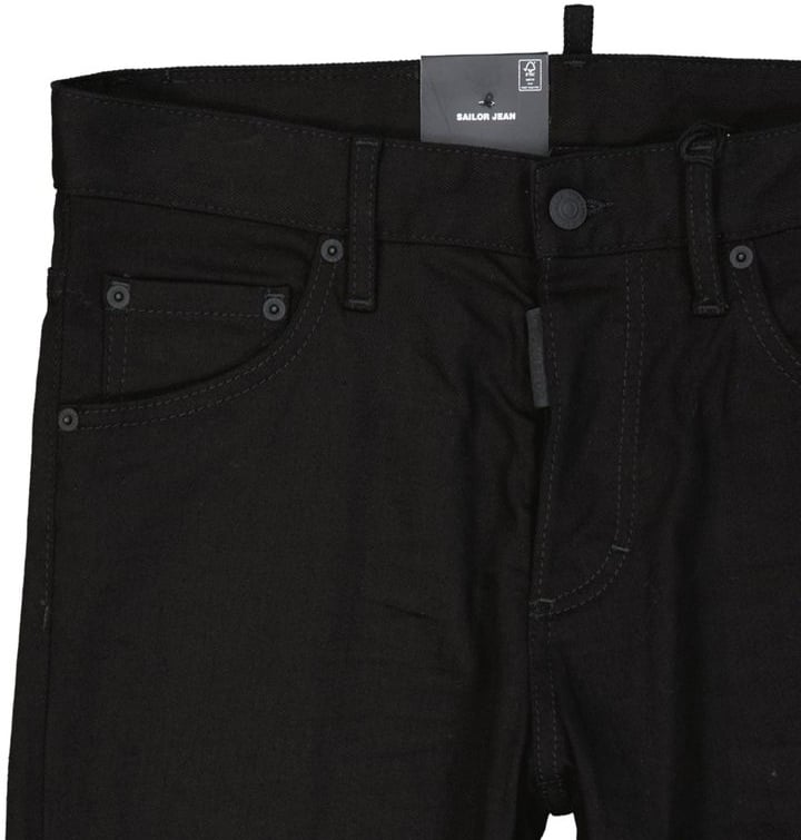 Dsquared2 Dsquared² Black Cotton Jeans Denim Zwart