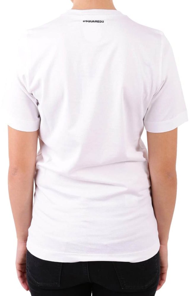 Dsquared2 Dsquared² White Cotton T-Shirt Wit