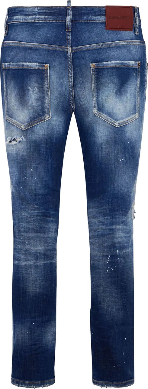 Dsquared2 Medium Wash Skater Jeans Blauw