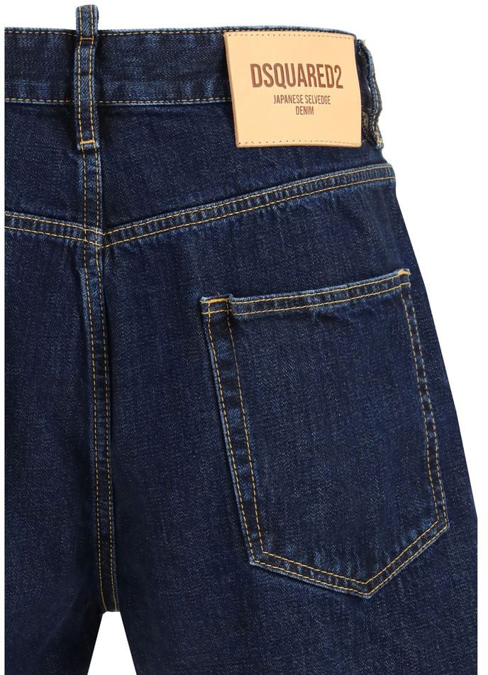 Dsquared2 Dsquared² Blue Cotton Bermuda Shorts Blauw