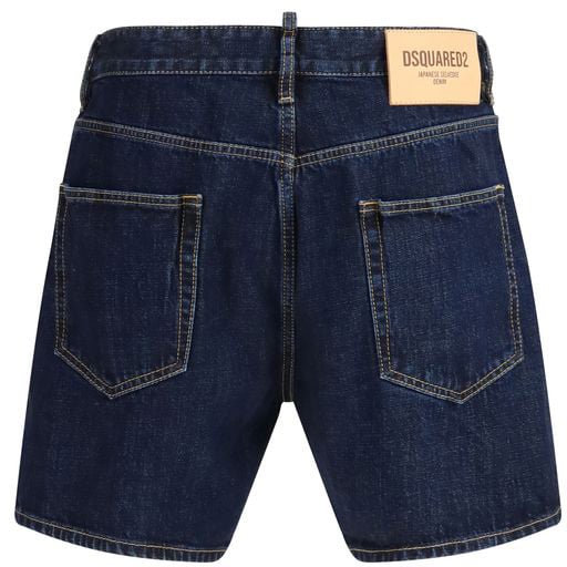 Dsquared2 Dsquared² Blue Cotton Bermuda Shorts Blauw