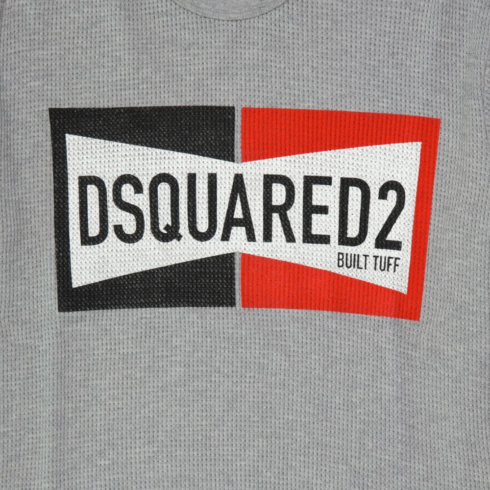 Dsquared2 Dsquared² Gray Cotton T-Shirt Grijs
