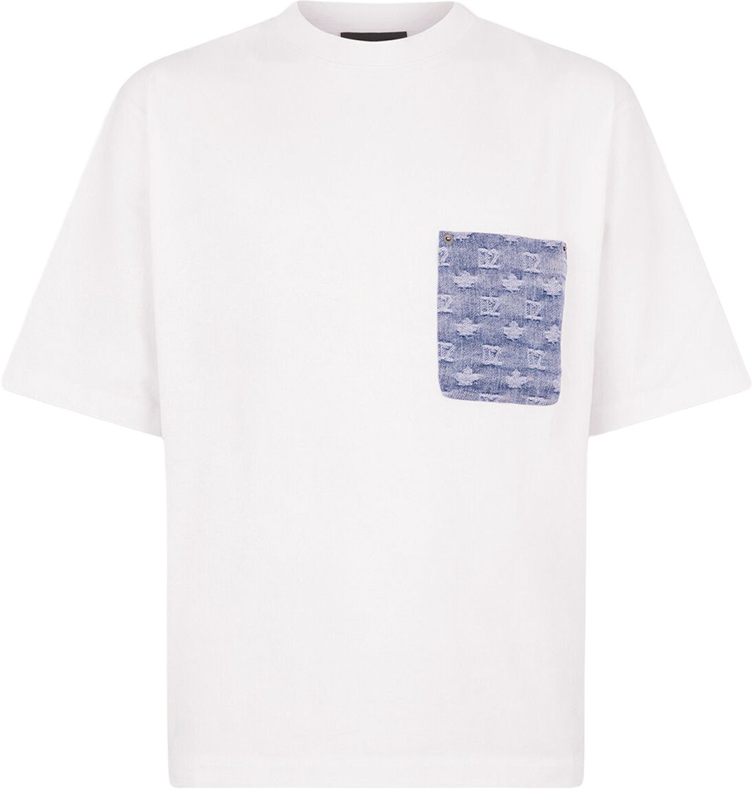 Dsquared2 D2 Monogram Loose Fit T-Shirt Wit