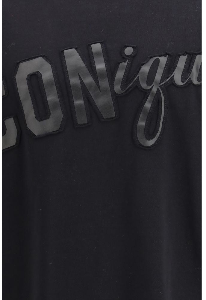 Dsquared2 Dsquared² Black Cotton T-Shirt Zwart