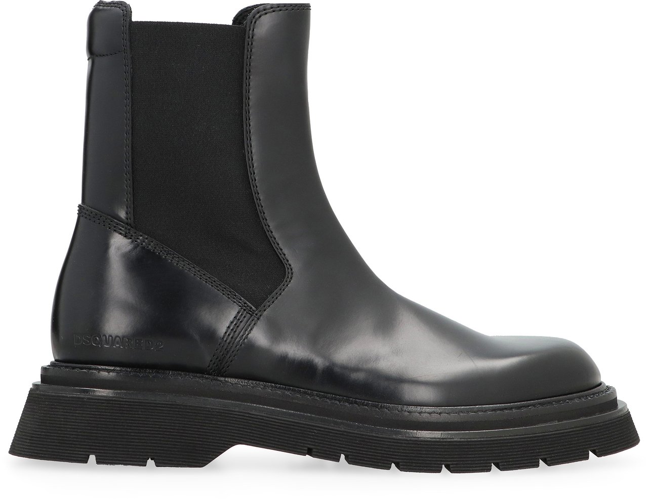 Dsquared2 Leather Chelsea boots Zwart