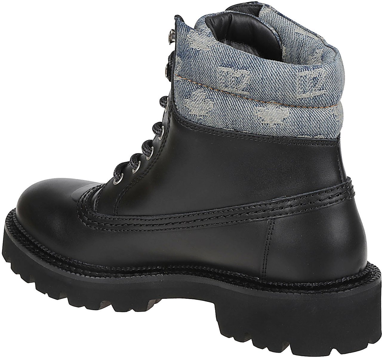 Dsquared2 D2 Warm Up Monogramm Ankle Boots Black Zwart