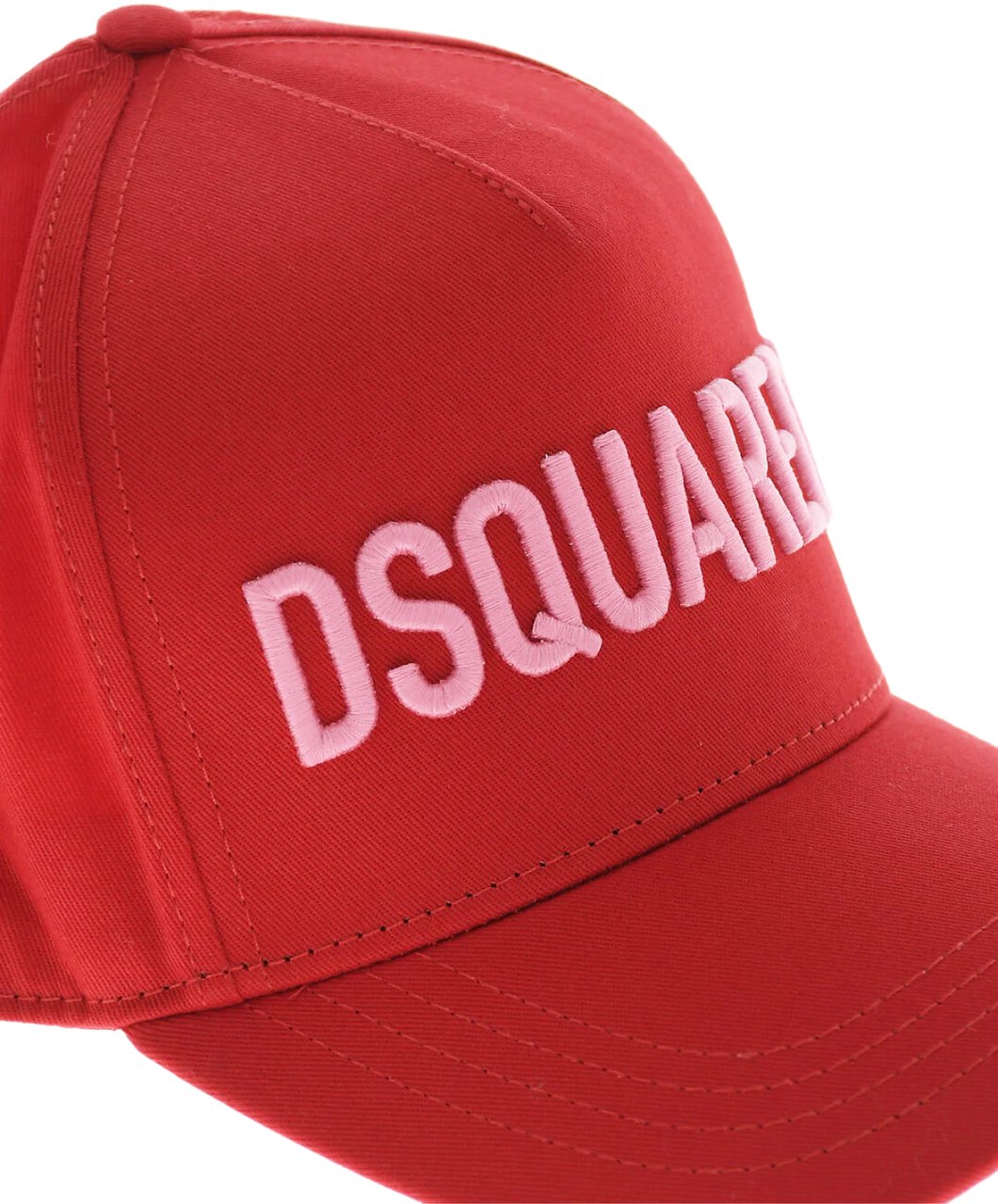 Dsquared2 Embroidered Logo Baseball Cap Rood