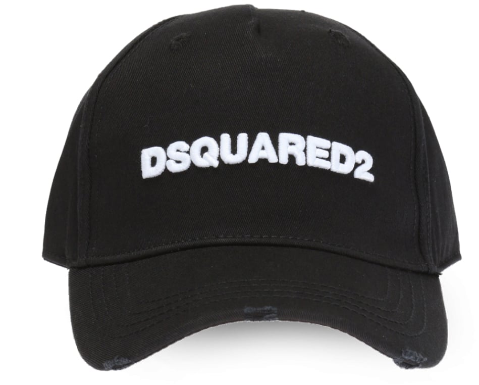 Dsquared2 Embroidered Logo Baseball Cap Zwart
