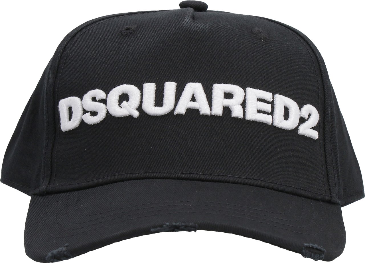Dsquared2 Embroidered baseball cap Zwart