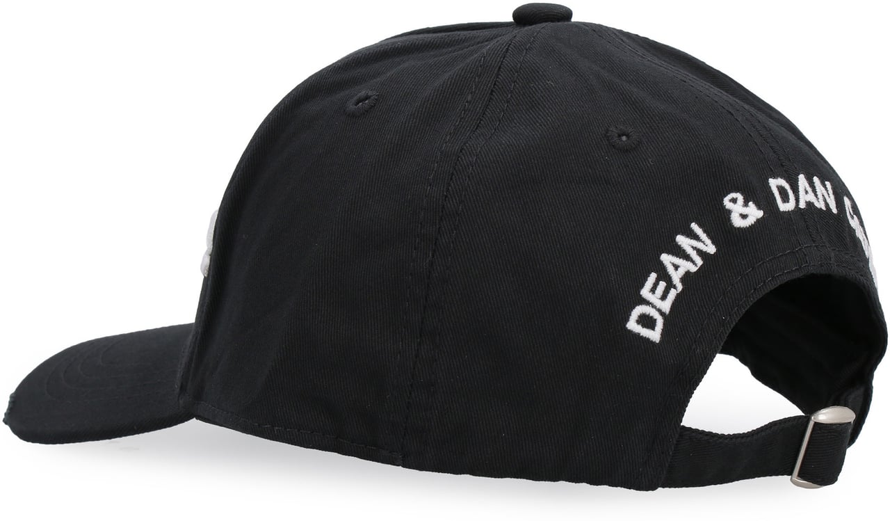 Dsquared2 Embroidered baseball cap Zwart