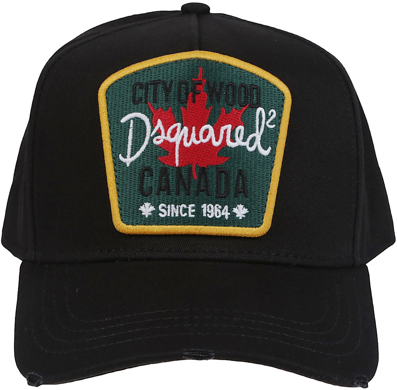 Dsquared2 Canadian Patch Baseball Cap Black Zwart