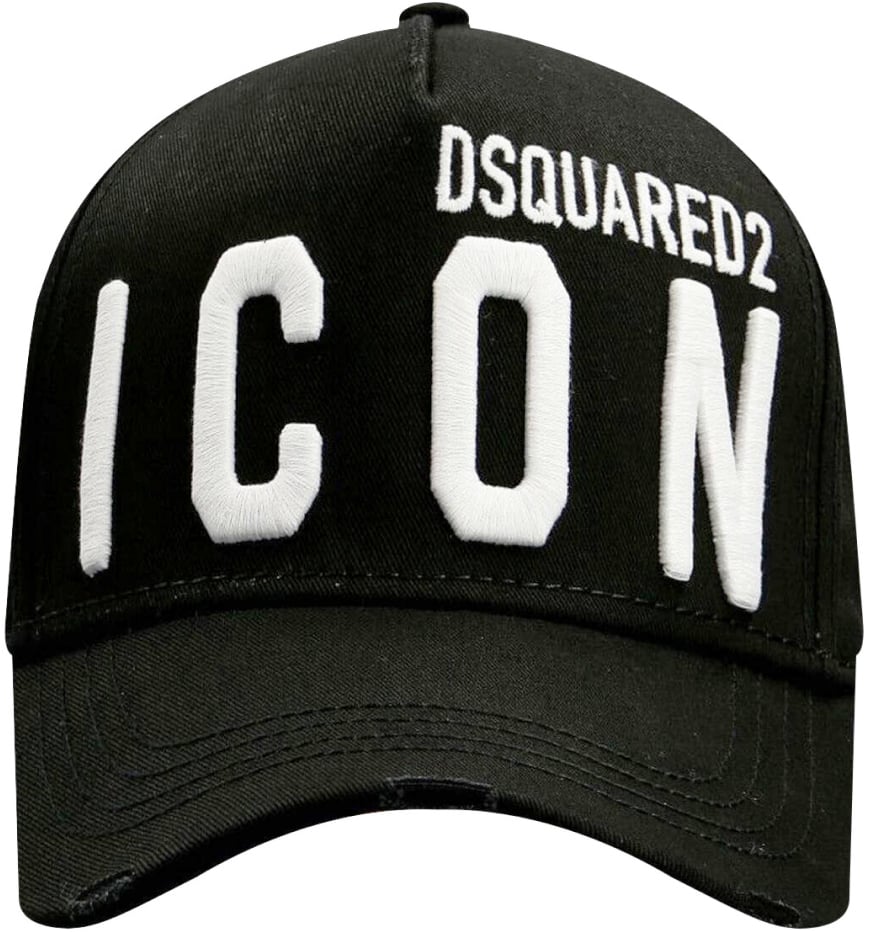 Dsquared2 Icon Logo Baseball Cap Zwart