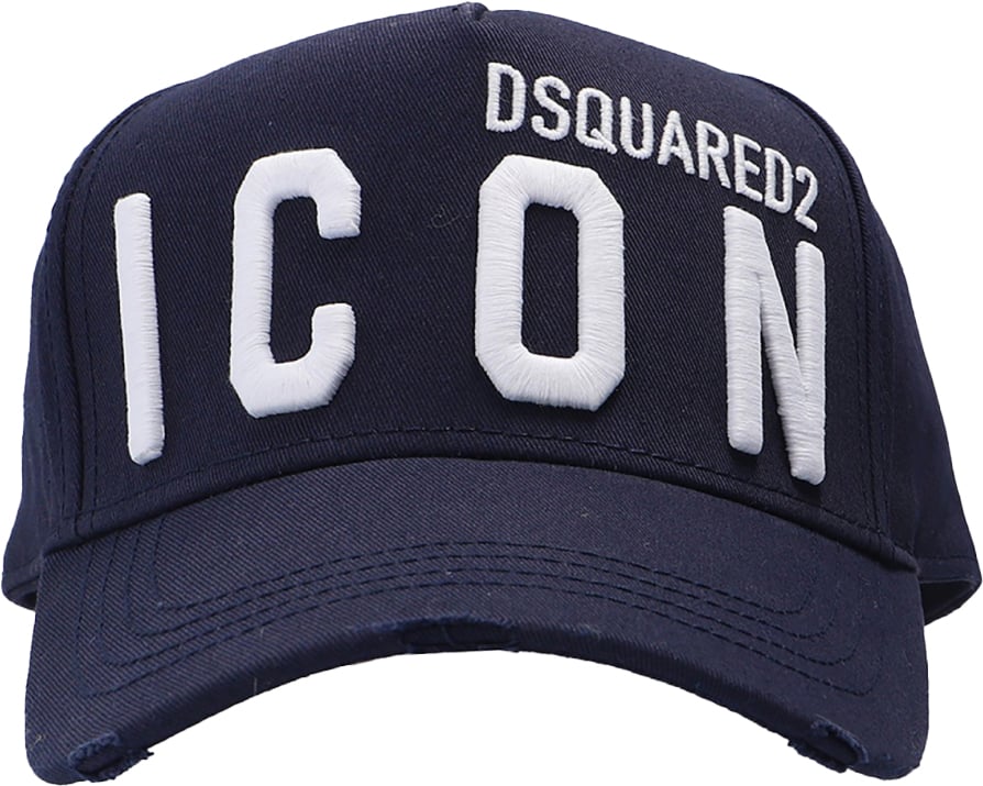 Dsquared2 Icon Logo Baseball Cap Blauw
