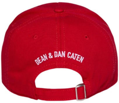 Dsquared2 Cappellino da baseball ricamo Icon rosso Rood