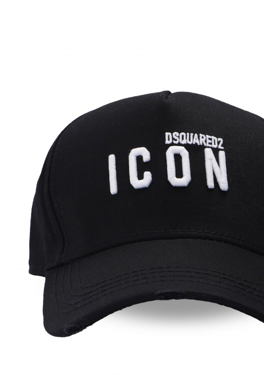 Dsquared2 Icon Logo Baseball Cap Zwart