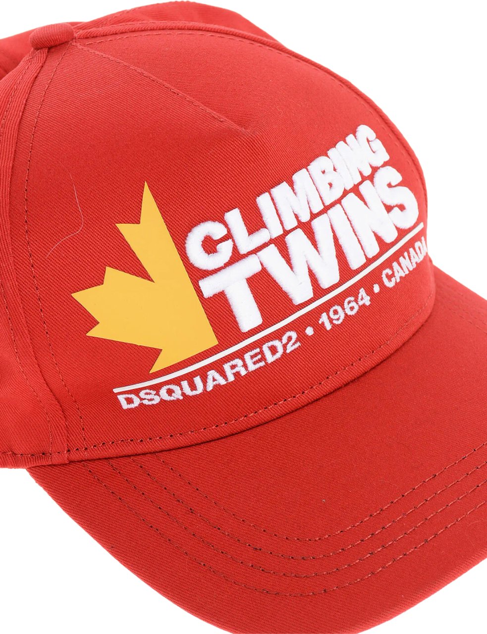 Dsquared2 Climbing Twins Logo Baseball Cap Rood