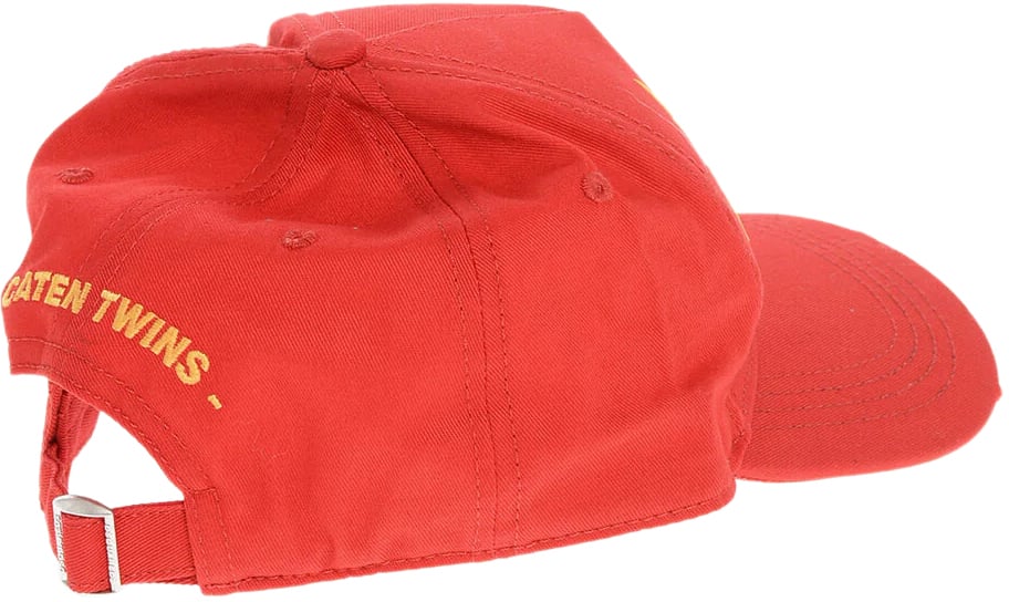 Dsquared2 Climbing Twins Logo Baseball Cap Rood