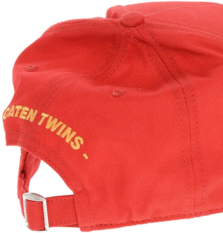 Dsquared2 Climbing Twins Logo Baseball Cap Rood
