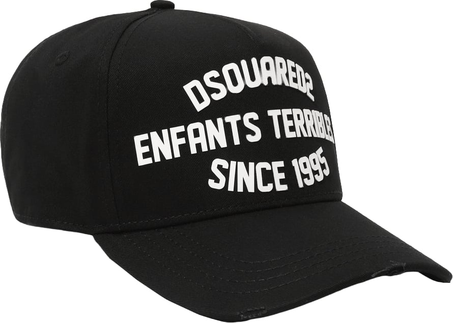 Dsquared2 Enfants Terribles Logo Baseball Cap Zwart