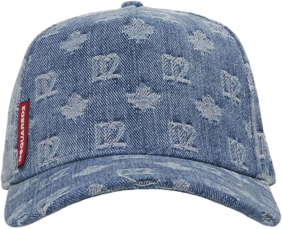Dsquared2 Baseball cap with logo Blauw