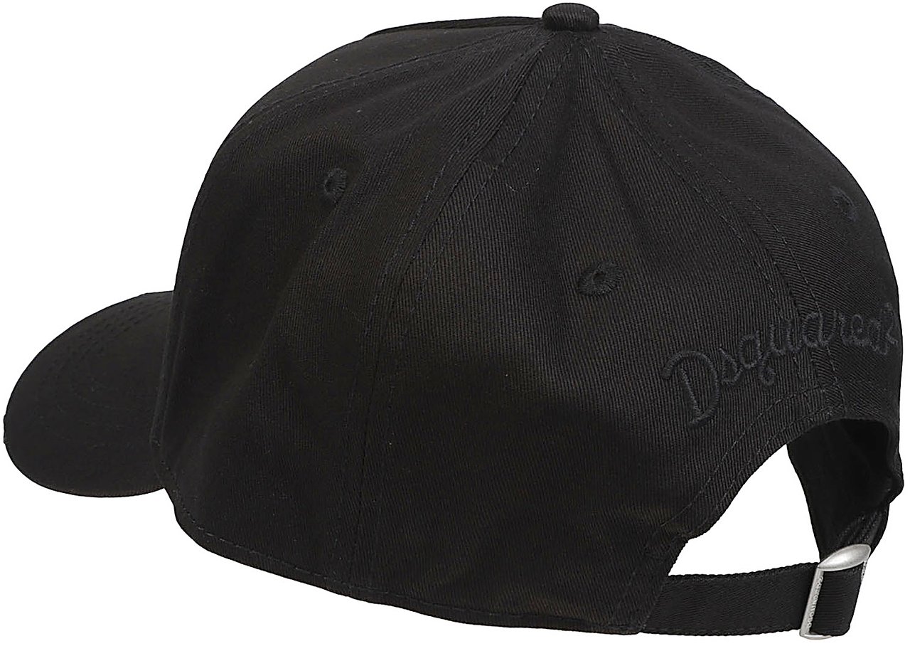 Dsquared2 Rebels Baseball Cap Black Zwart