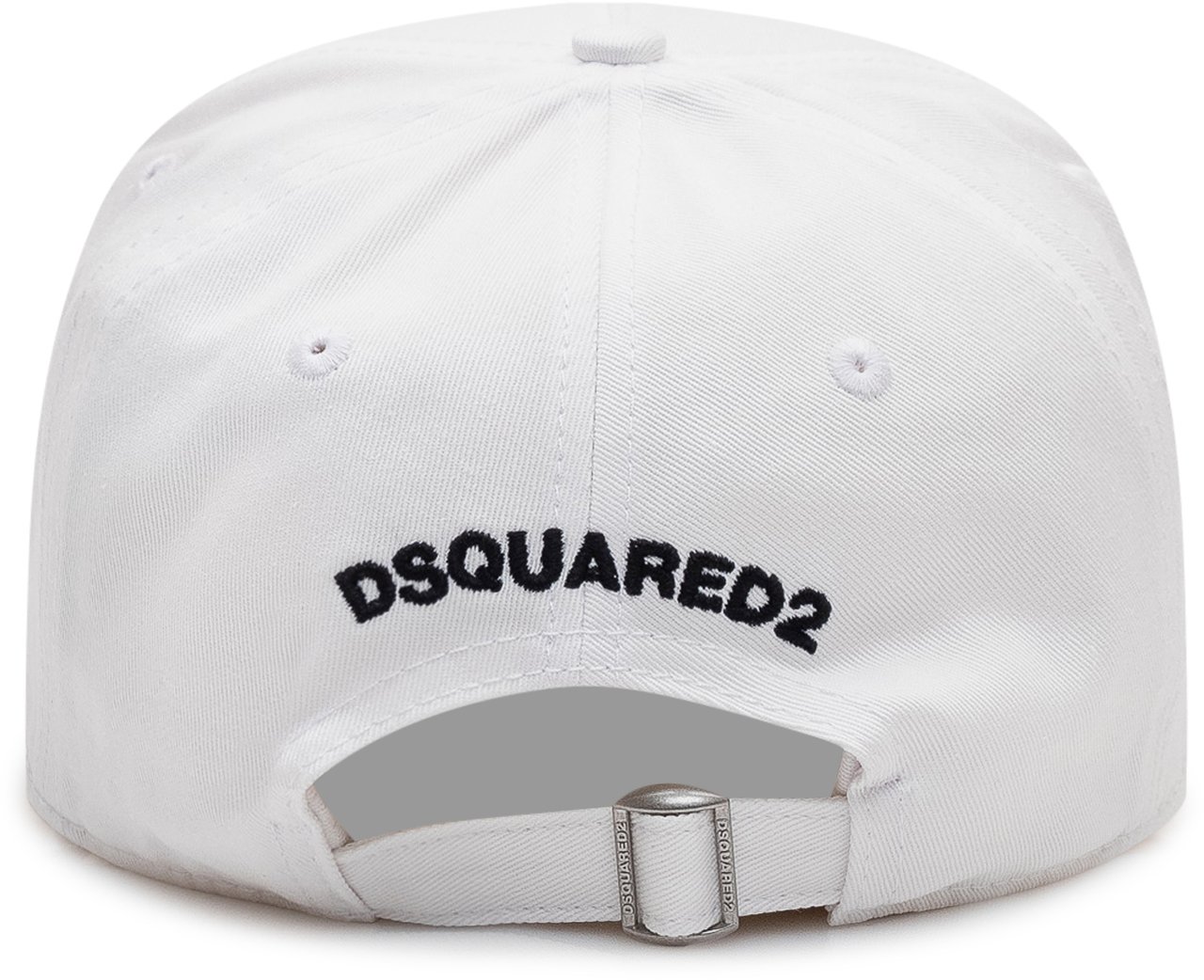 Dsquared2 Cappellino da Baseball con Logo Ricamato Wit