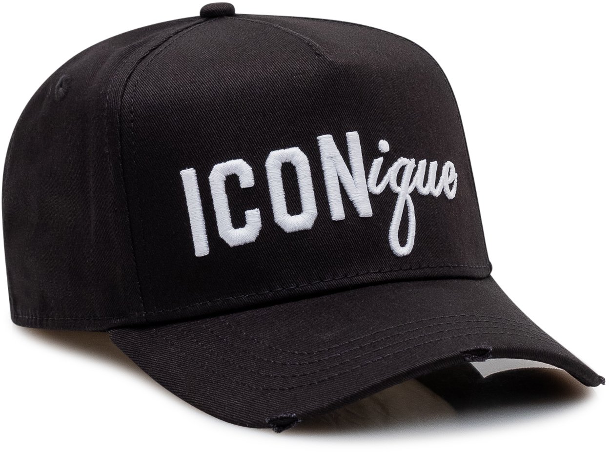 Dsquared2 Cappellino da Baseball con Logo Ricamato Zwart