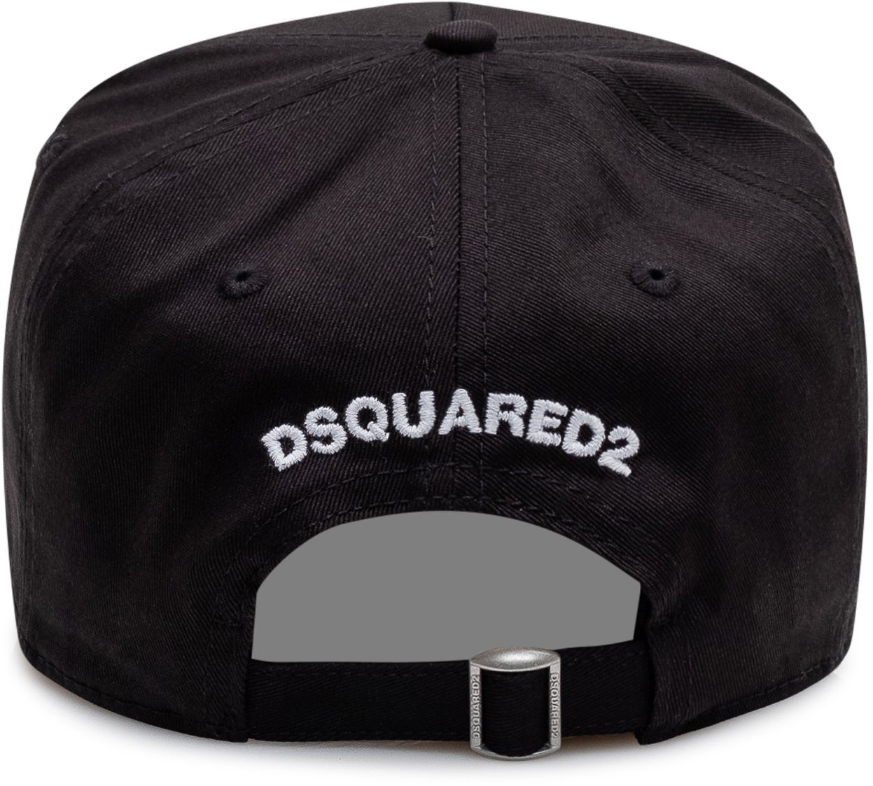 Dsquared2 Cappellino da Baseball con Logo Ricamato Zwart