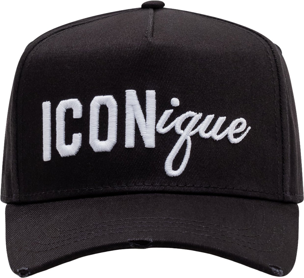 Dsquared2 Cappellino da Baseball con Logo Ricamato Zwart