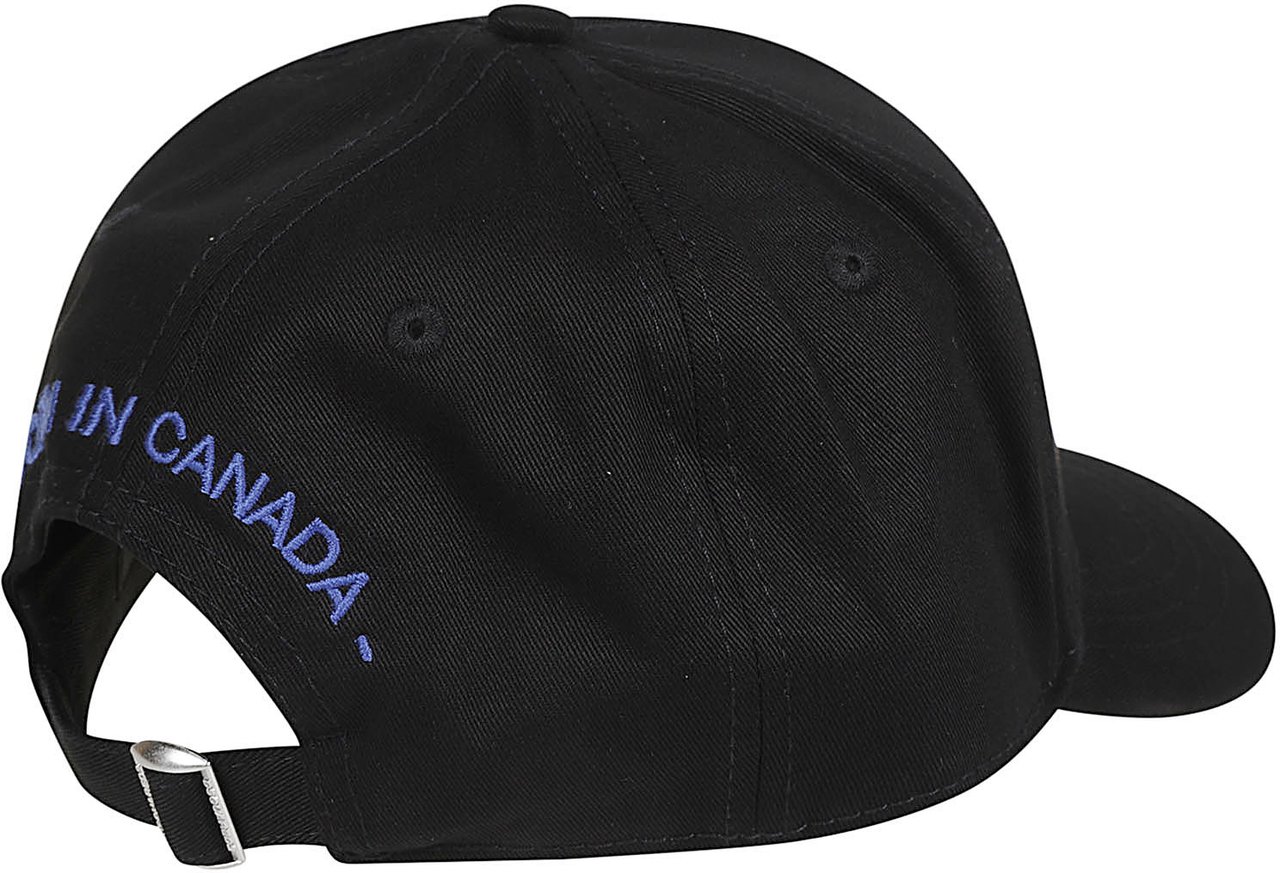 Dsquared2 Logo Baseball Cap Black Zwart