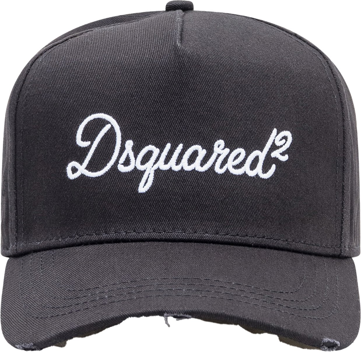 Dsquared2 Cappellino Baseball con Ricamo Frontale Donkergrijs