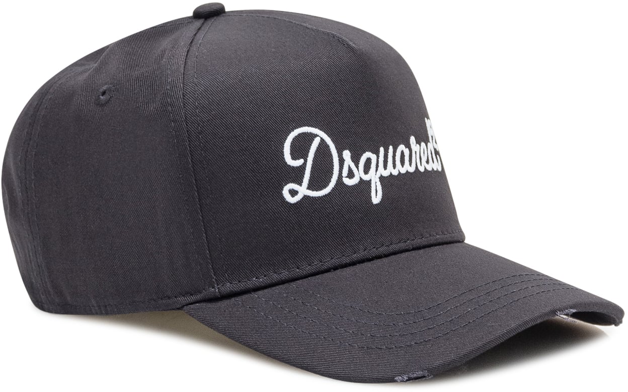 Dsquared2 Cappellino Baseball con Ricamo Frontale Donkergrijs