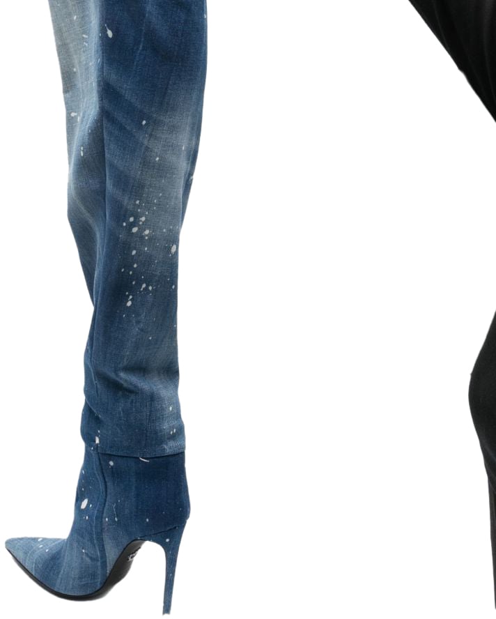 Dsquared2 Boots Blue Blauw