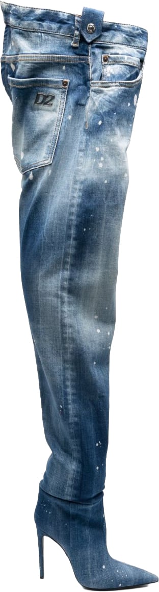 Dsquared2 Boots Blue Blauw