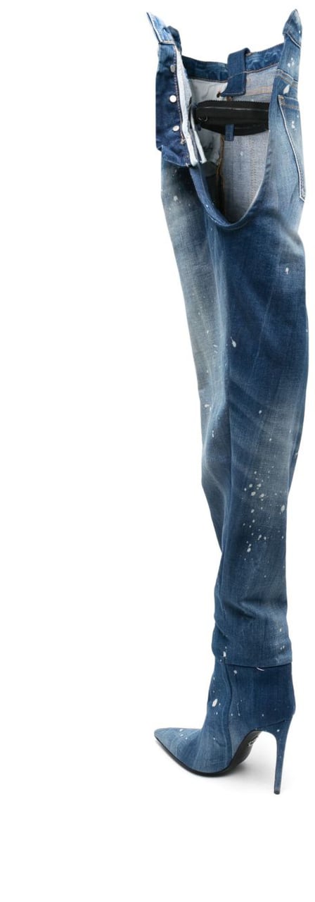 Dsquared2 Boots Blue Blauw