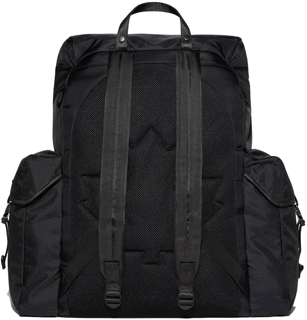 Dsquared2 Ceresio 9 Logo Ripstop Maxi Backpack Zwart