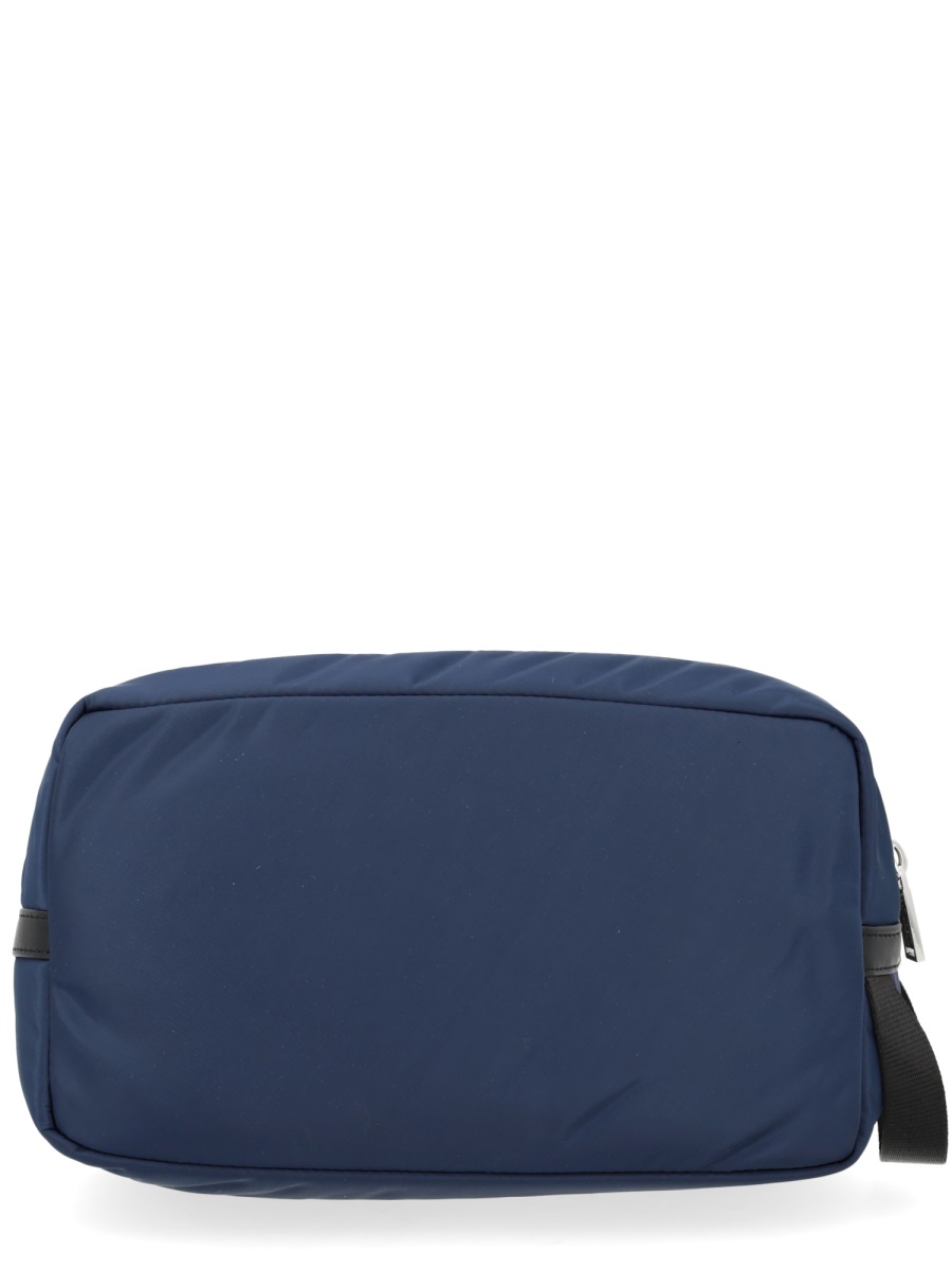 Dsquared2 Heritage Polyester Front Zip Bag Zwart