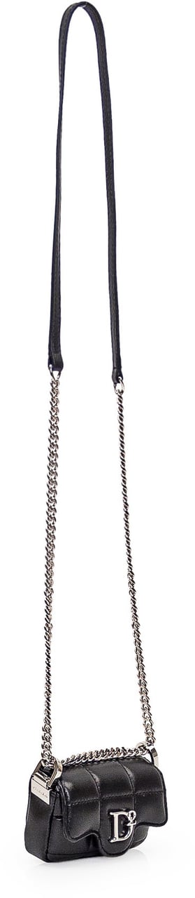 Dsquared2 Borsa Mini in Pelle Zwart