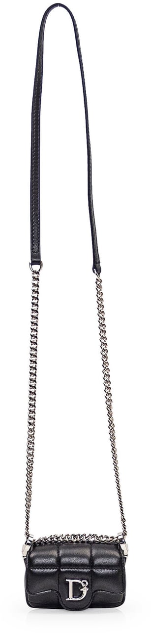 Dsquared2 Borsa Mini in Pelle Zwart