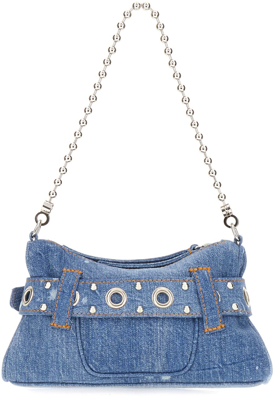 Dsquared2 Dsquared2 Denim Gothic Belt shoulder bag Blauw