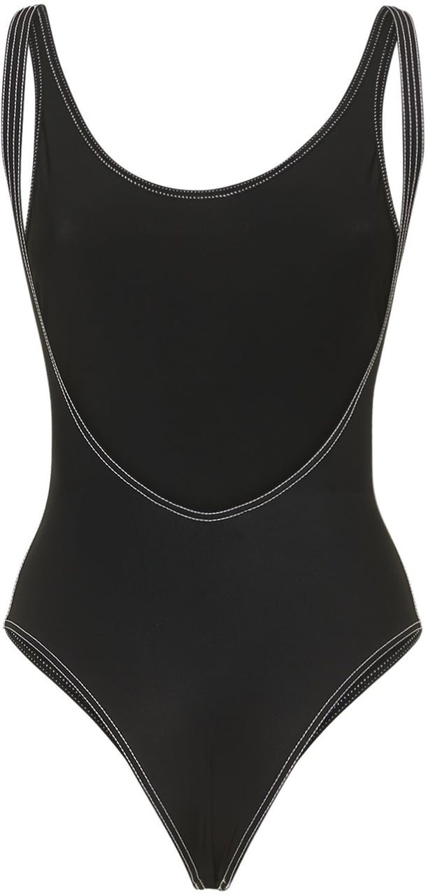 Dsquared2 Black swimsuit with logo Zwart
