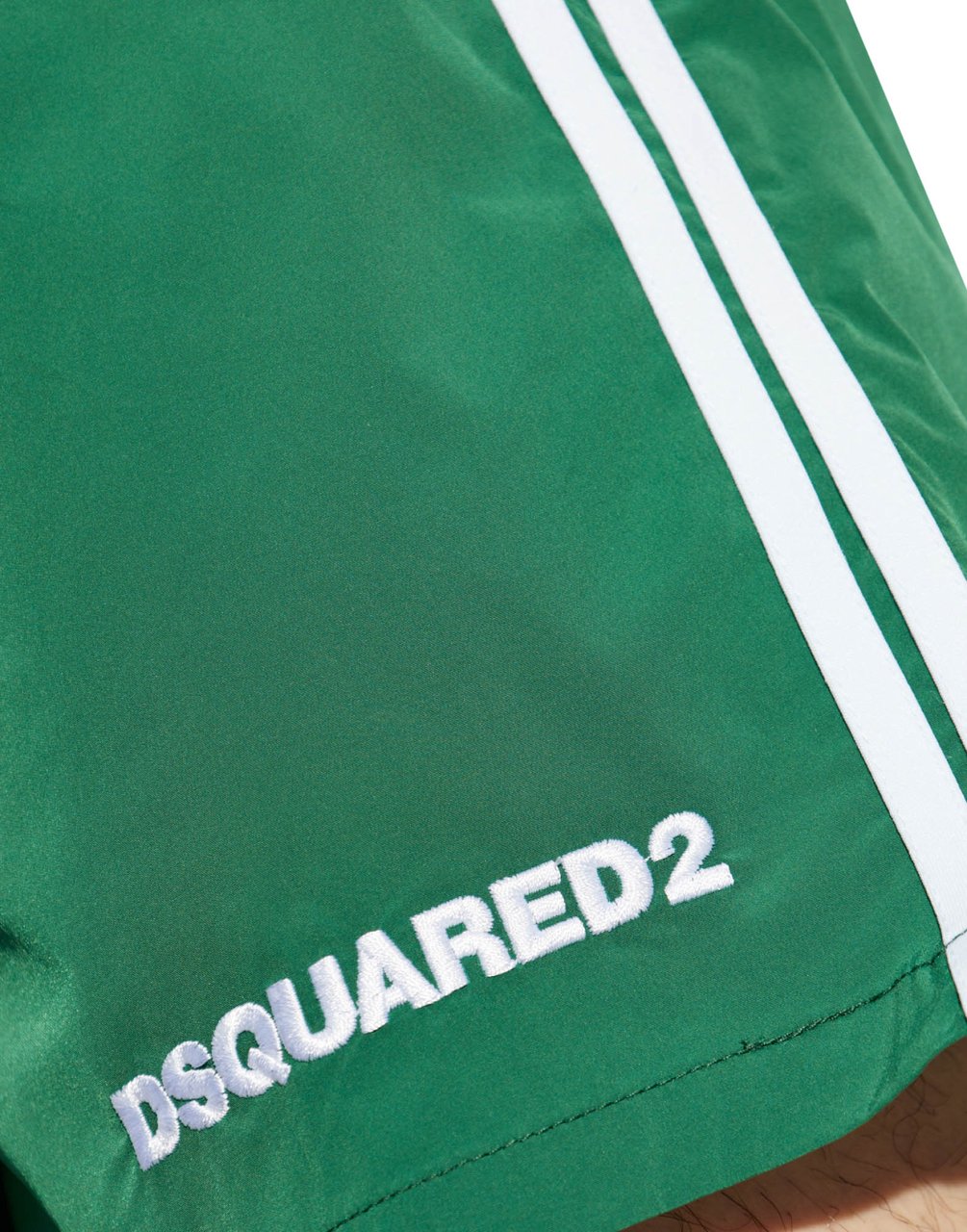 Dsquared2 Logo Boxer Midi Swim Shorts Groen
