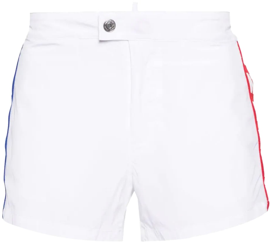 Dsquared2 Side Logo Swim Shorts Wit