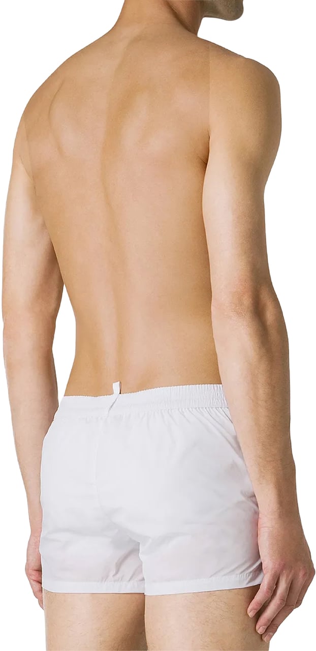 Dsquared2 Side Logo Swim Shorts Wit