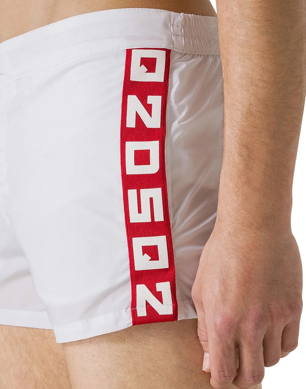 Dsquared2 Side Logo Swim Shorts Wit