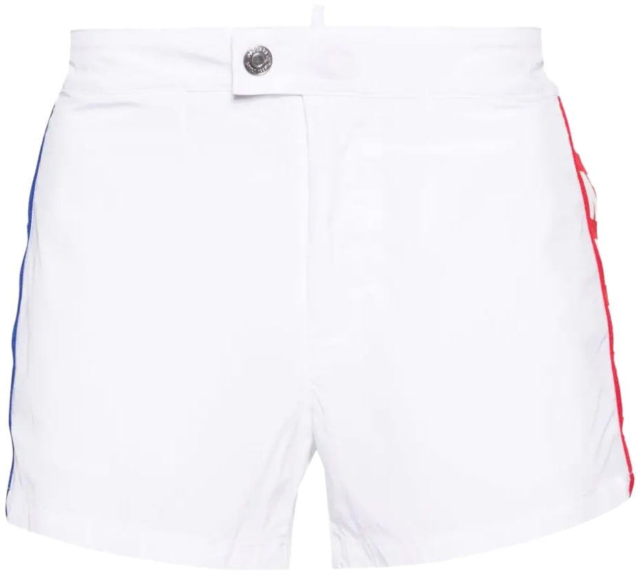Dsquared2 Side Logo Swim Shorts Wit