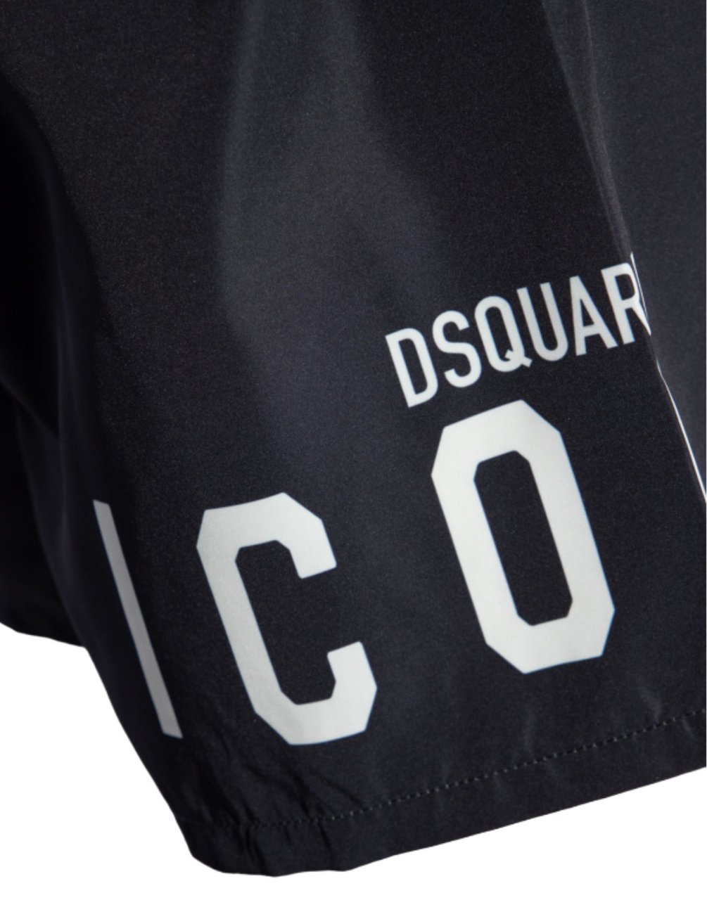 Dsquared2 Mid-Length Black Swim Shorts Zwart