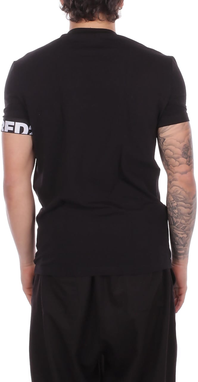 Dsquared2 T-Shirts And Polos Black Zwart
